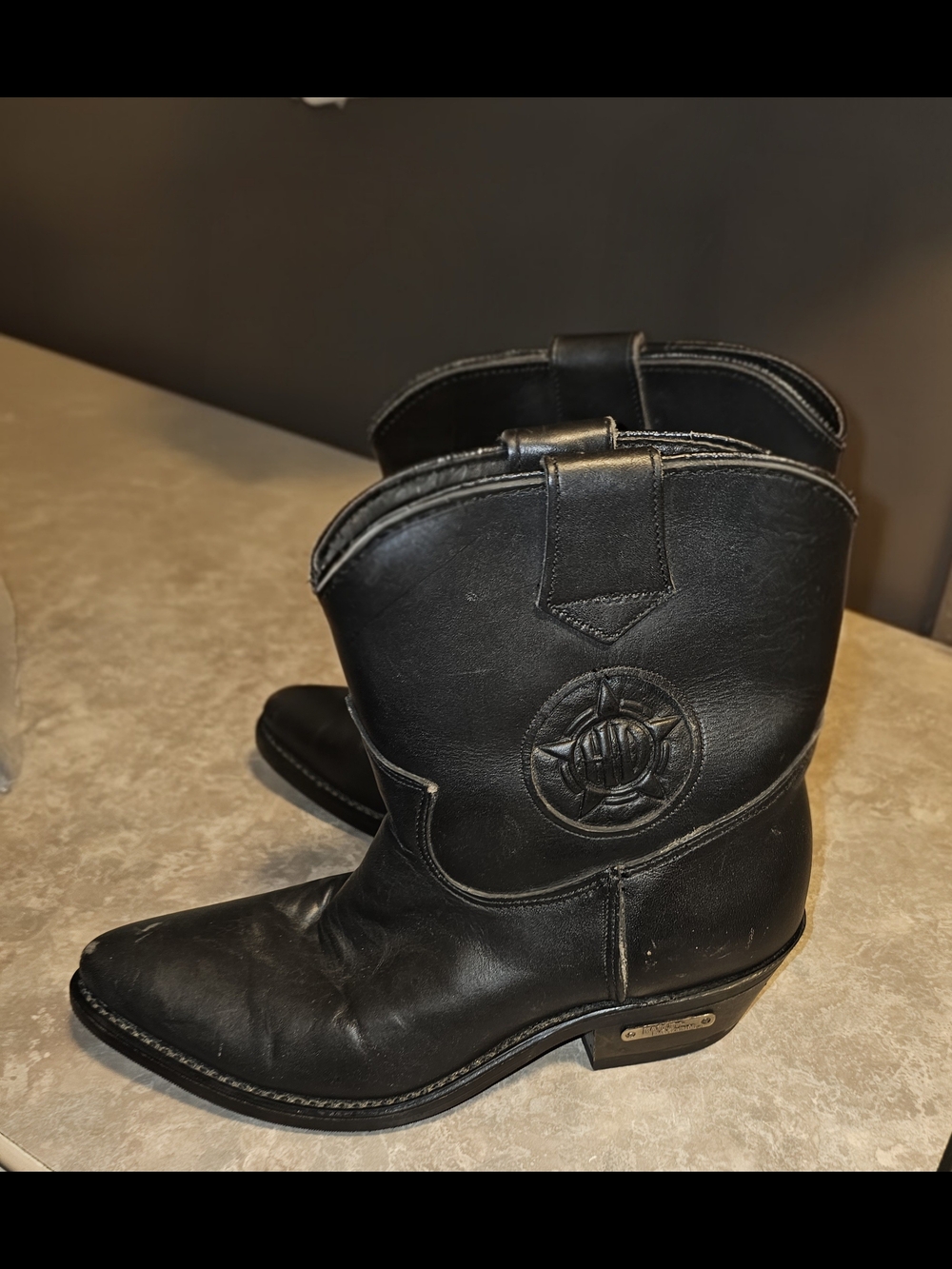 Harley-Davidson Black Women's Combat Moto Boots - Picture 3 of 4